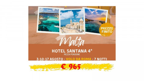 2024 malta hotel santana 4* 3/10/17 agosto IN7